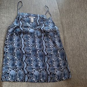Snake skin print camisole by H&M